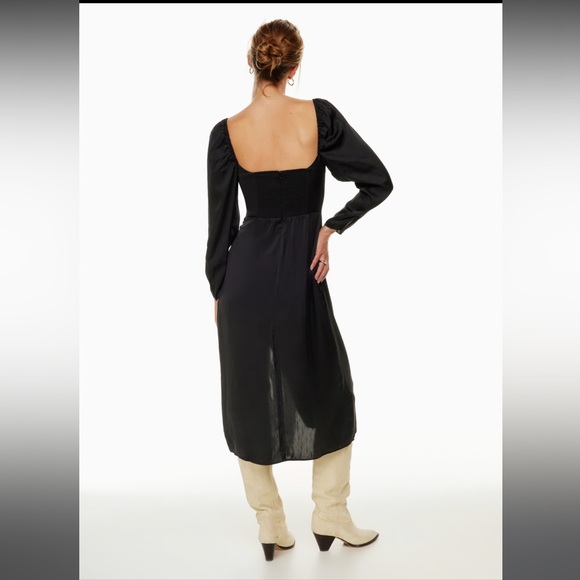 Green Wilfred Masquerade Dress, size 4, sold out! Wedding guest / fall dress - Picture 4 of 13